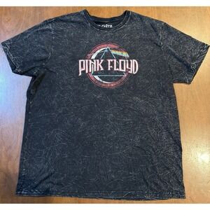 Pink Floyd Dark Side of the Moon T-Shirt XXL 2022 Crinkle Wash Distressed